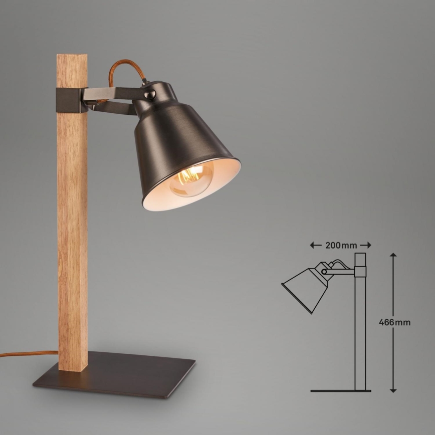 Briloner 7406-014 - Stalinis šviestuvas TALE 1xE27/25W/230V ruda