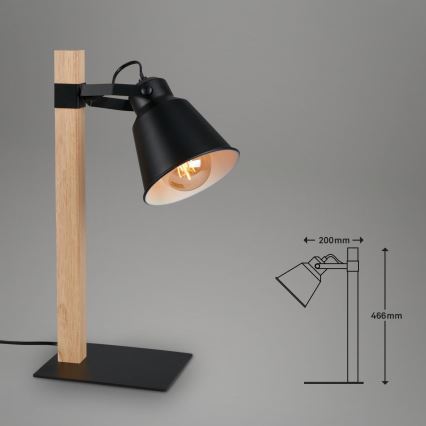 Briloner 7406-015 - Stalinis šviestuvas TALE 1xE27/25W/230V juoda