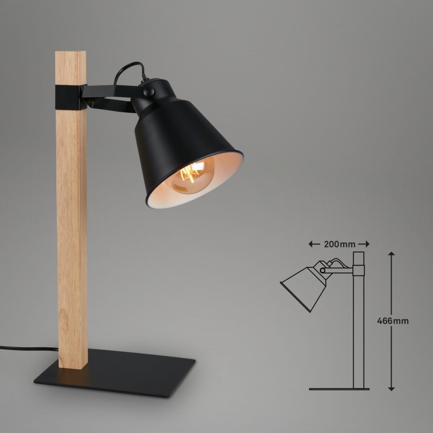Briloner 7406-015 - Stalinis šviestuvas TALE 1xE27/25W/230V juoda