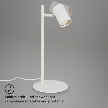 Briloner 7408-016 - Stalinis šviestuvas RETRO 1xGU10/9W/230V balta