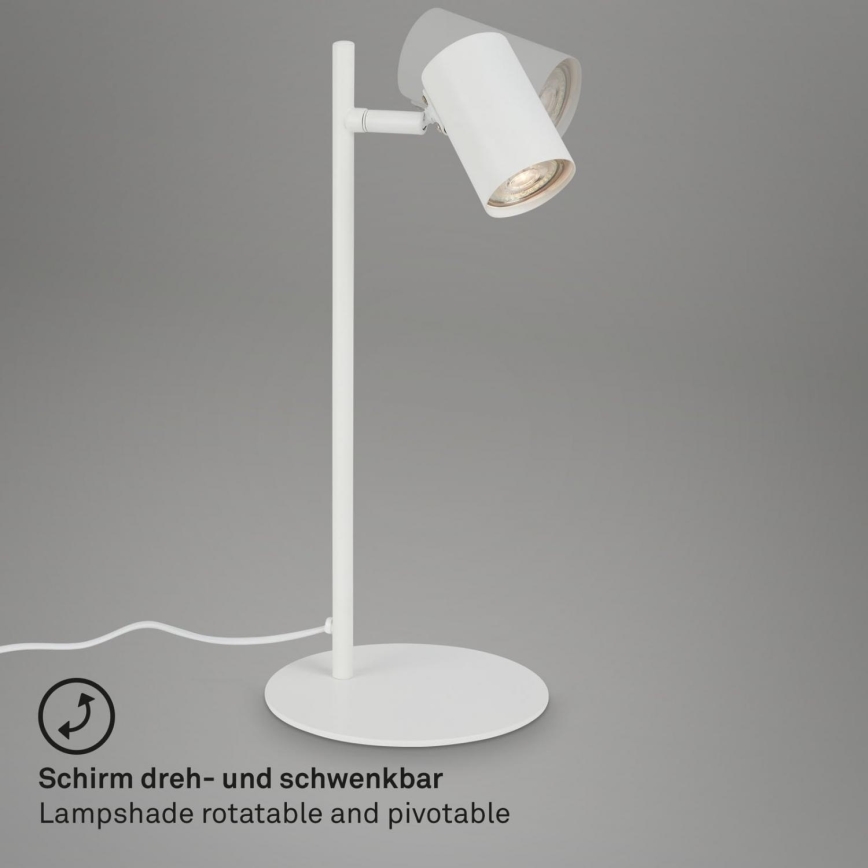 Briloner 7408-016 - Stalinis šviestuvas RETRO 1xGU10/9W/230V balta