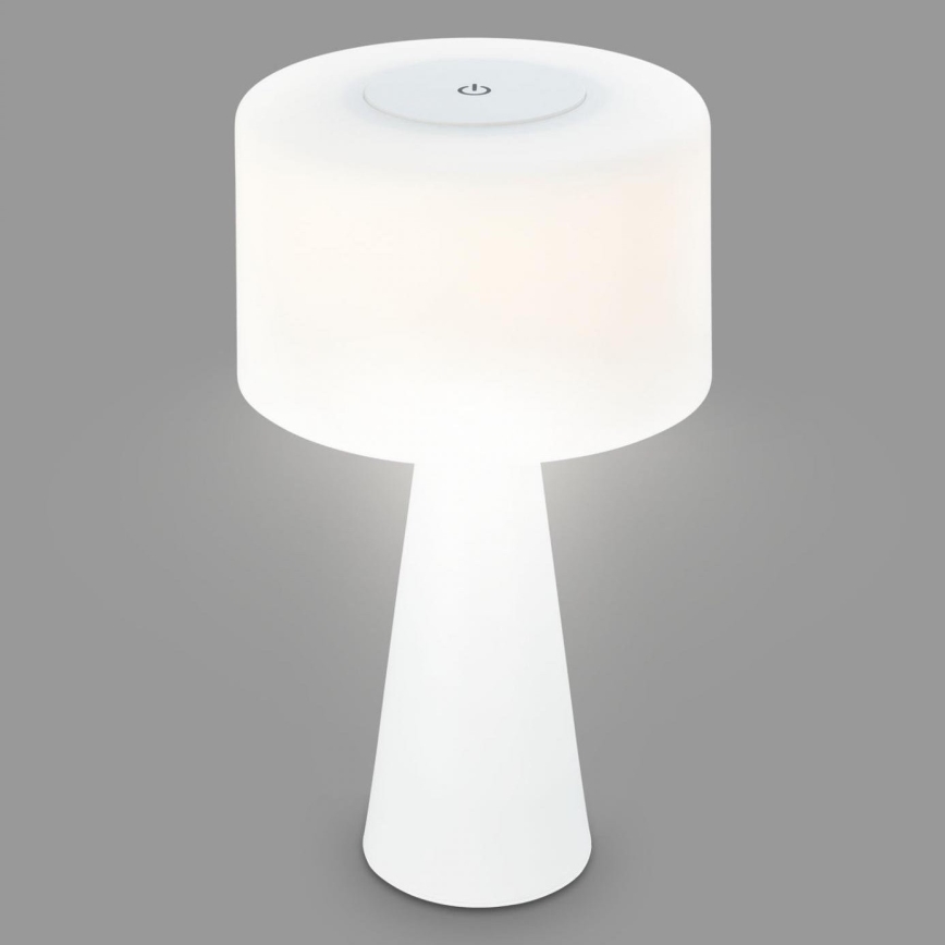 Briloner 7420016 - LED pritemdoma įkraunama jutiklinė lauko stalinė lempa LED/4W/5V IP44 3000K balta