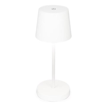Briloner 7423016 - LED Pritemdomas įkraunamas lauko Stalinis šviestuvas LED/2,6W/5V 2000mAh IP44 balta