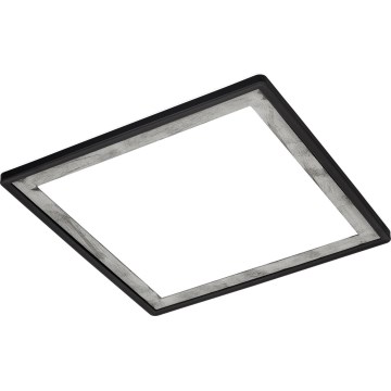 Briloner 7457-414 - LED lubinis šviestuvas SLIM LED/18W/230V 4000K 29x29 cm juodas