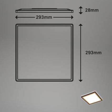 Briloner 7457-417 - LED lubinis šviestuvas DECO LED/18W/230V