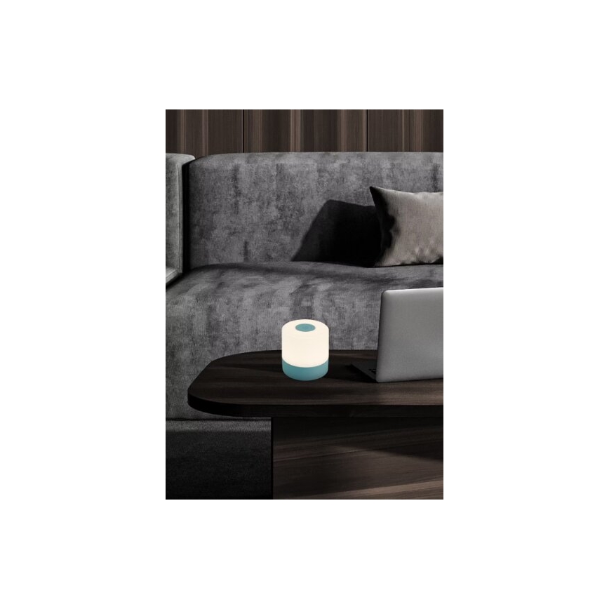 Briloner 7461010 - LED Pritemdomas įkraunamas lauko Stalinis šviestuvas LED/2W/5V IP44 1200 mAh mėlyna