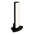 Briloner 7474-015 - LED reguliuojama lietimui jautri lauko stalo lempa 2in1 LED/7W/5V 2x2200 mAh USB 3000K IP44 juoda