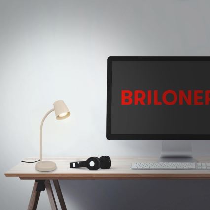 Briloner 7476-011 - Stalinis šviestuvas SKRIVA 1xGU10/9W/230V smėlinis