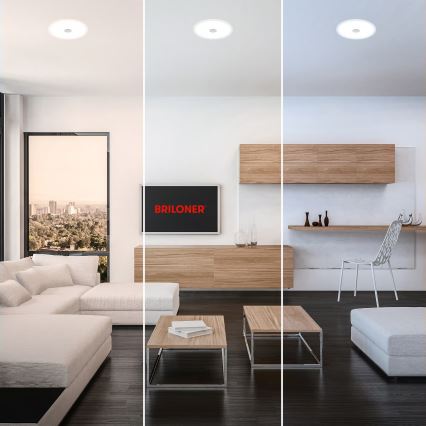 Briloner 7482019 - LED vonios įleidžiamas šviestuvas LED/14W/230V 3000/4000/6500K IP44 baltas