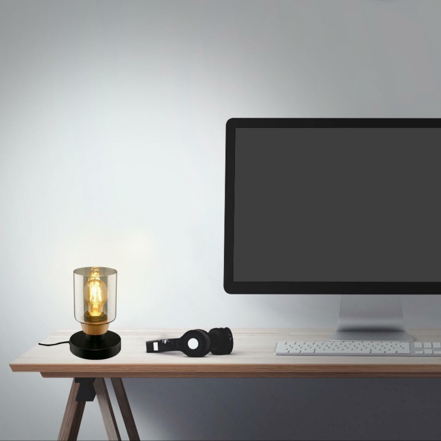 Briloner 7486015 - Stalinis šviestuvas 1xE27/10W/230V juoda