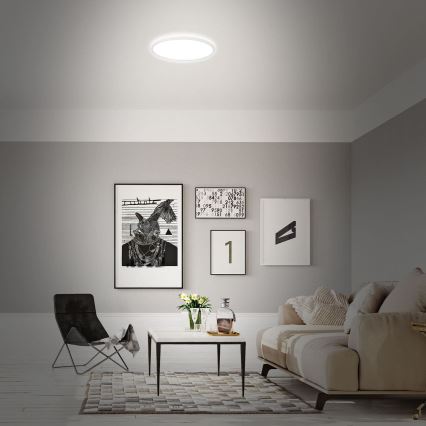 Briloner 7494016 - LED RGBW dimeriuojamas SMART lubinis šviestuvas LED/22W/230V 4000K skersm. 42 cm Wi-Fi Tuya + nuotolinis valdymas