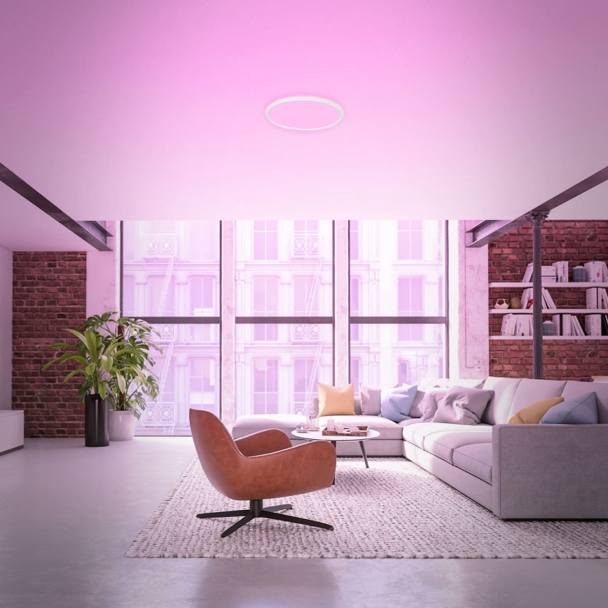 Briloner 7494016 - LED RGBW dimeriuojamas SMART lubinis šviestuvas LED/22W/230V 4000K skersm. 42 cm Wi-Fi Tuya + nuotolinis valdymas