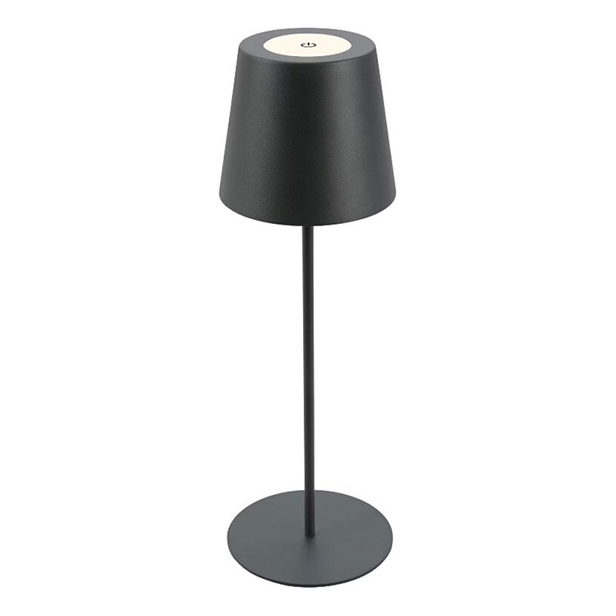 Briloner 7508015 - LED Pritemdoma įkraunama lauko stalinė lempa 2in1 LED/2,5W/5V IP44 antracitas