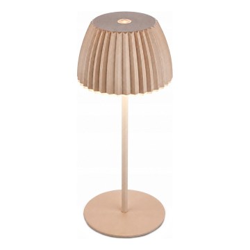 Briloner 7552-011 - dimeriuojama LED įkraunama jutiklinė lauko stalo lempa MINI LED/1,5W/5V IP44 1800 mAh smėlio spalvos