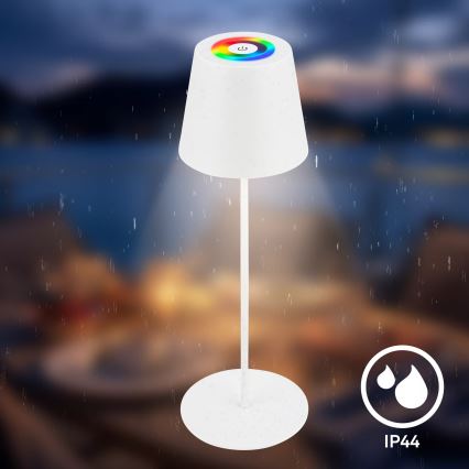 Briloner 7559016 - reguliuojama LED RGB įkraunama lauko stalinė lempa COLORIS LED/3,5W/5V IP44 2000 mAh Wi-Fi Tuya