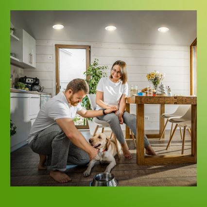 Briloner 7586036 - Rinkinys 3x LED vonios įleidžiamų šviestuvų KLIRA 1xLED/4,9W/230V 2500/3000/4000K IP23 balta