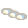 Briloner 7598032 - KOMPLEKTAS 3x LED įleidžiamas lubinis vonios šviestuvas LED/4,9W/230V IP44 2700/4000/6500K matinis chromas