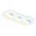 Briloner 7598036 - KOMPLEKTAS 3x LED įleidžiamas lubinis vonios šviestuvas LED/4,9W/230V IP44 2700/4000/6500K balta
