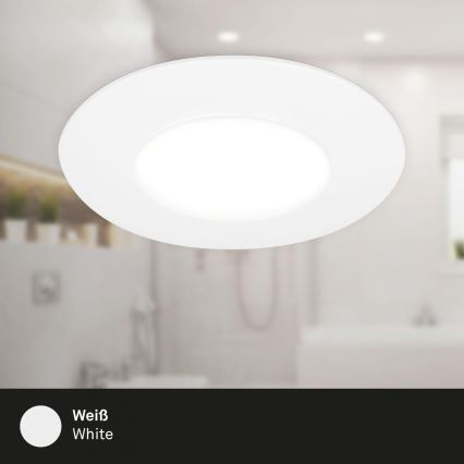 Briloner 7598036 - KOMPLEKTAS 3x LED įleidžiamas lubinis vonios šviestuvas LED/4,9W/230V IP44 2700/4000/6500K balta