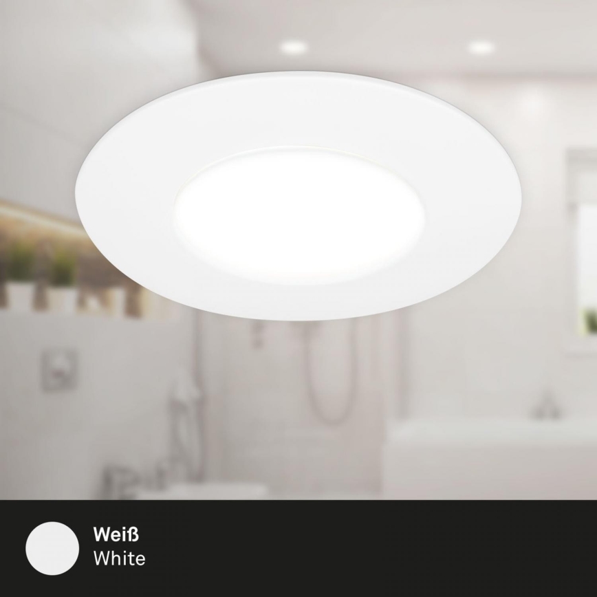 Briloner 7598036 - KOMPLEKTAS 3x LED įleidžiamas lubinis vonios šviestuvas LED/4,9W/230V IP44 2700/4000/6500K balta