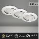 Briloner 8309-039 - KOMPLEKTAS 3x LED Reguliuojamas vonios įleidžiamas šviestuvas LED/5W/230V IP23