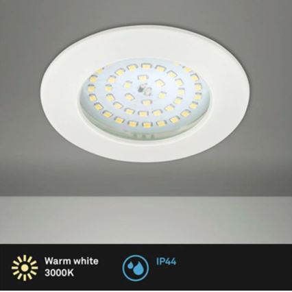 Briloner 8310-016 - LED įleidžiamas lubinis vonios šviestuvas ATTACH LED/10,5W/230V IP44