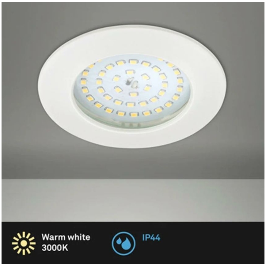 Briloner 8310-016 - LED įleidžiamas lubinis vonios šviestuvas ATTACH LED/10,5W/230V IP44