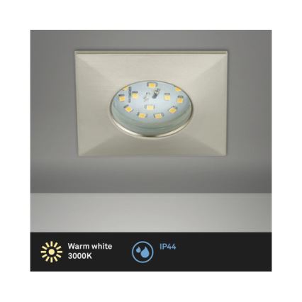 Briloner 8313-012 - LED įleidžiamas lubinis vonios šviestuvas LED/5W/230V IP44 matinis chromas