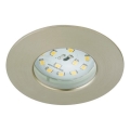 Briloner 8316-012 - LED reguliuojamas vonios įmontuojamas šviestuvas LED/5,5W/230V IP44 matinis chromas