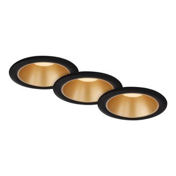 Briloner - KOMPLEKTAS 3x LED įleidžiamas lubinis vonios šviestuvas LED/4,9W/230V IP44