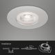 Briloner- KOMPLEKTAS 3x LED įleidžiamas lubinis vonios šviestuvas LED/4,9W/230V IP44 sidabras