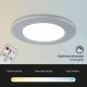 Briloner - KOMPLEKTAS 3x LED Reguliuojamas vonios įleidžiamas šviestuvas LED/4,8W/230V 3000-6500K IP44 + nuotolinio valdymo pultas
