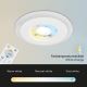 Briloner - KOMPLEKTAS 3x LED RGBW Pritemdomas įleidžiamas lubinis vonios šviestuvas LED/5W/230V 3000-6500K IP44 + nuotolinio valdymo pultas