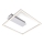 Briloner - LED lubinis šviestuvas FRAME LED/14W/230V 3000K 30x32 cm matinis chromas
