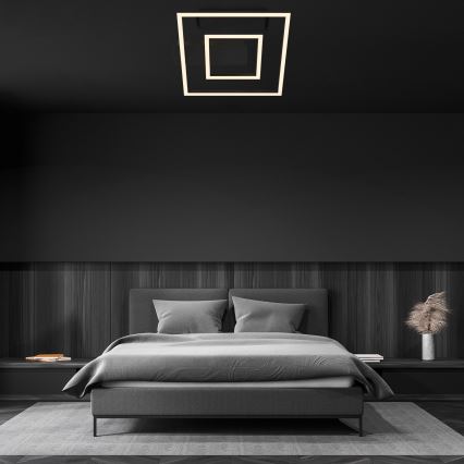 Briloner - LED lubinis šviestuvas FRAME LED/22W/230V 3000K 30x32 cm juodas