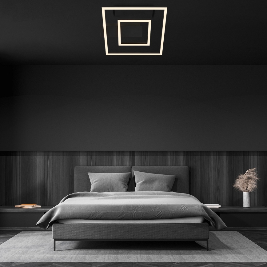 Briloner - LED lubinis šviestuvas FRAME LED/22W/230V 3000K 30x32 cm juodas