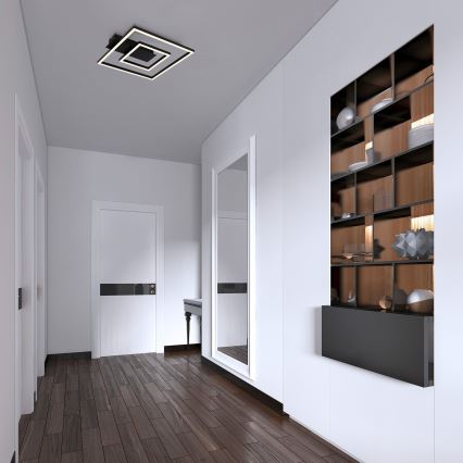 Briloner - LED lubinis šviestuvas FRAME LED/22W/230V 3000K 30x32 cm juodas