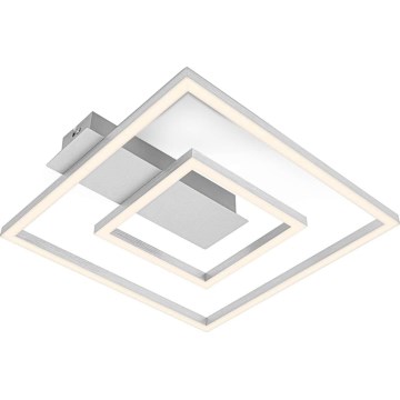 Briloner - LED lubinis šviestuvas FRAME LED/22W/230V 3000K 30x32 cm matinis chromas