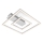 Briloner - LED lubinis šviestuvas FRAME LED/22W/230V 3000K 30x32 cm matinis chromas
