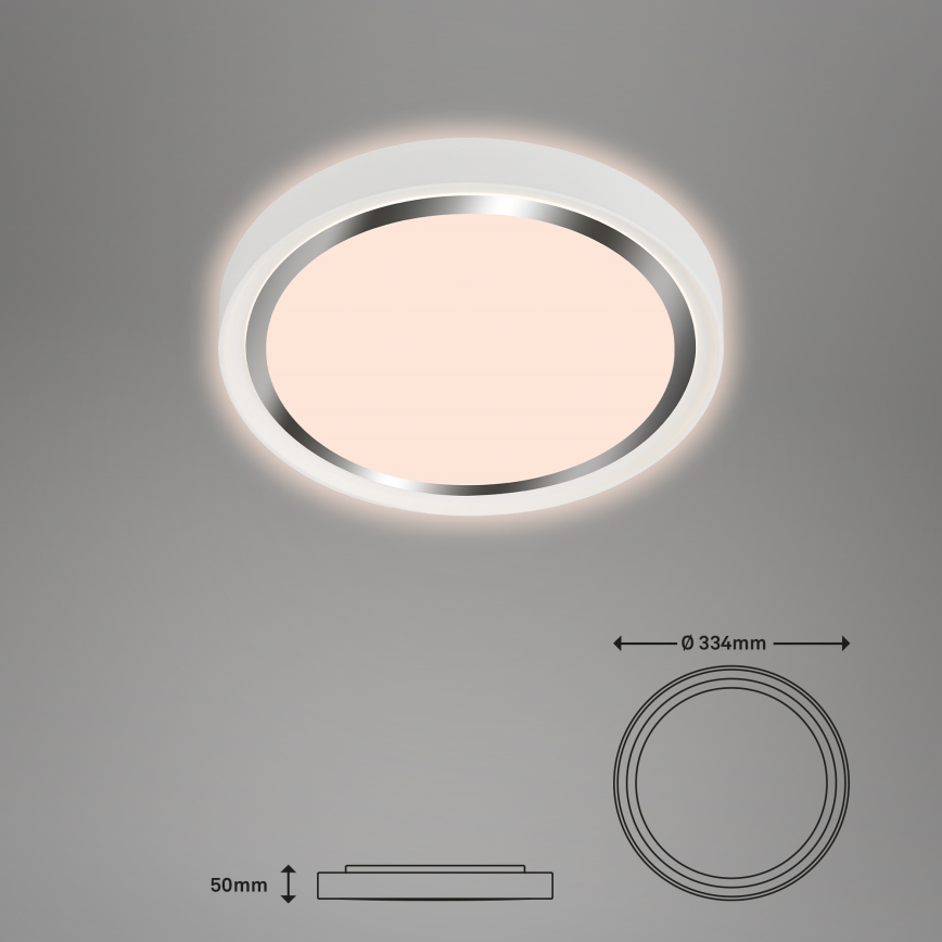 Briloner - LED lubinis šviestuvas KAHIKO LED/15W/230V balta