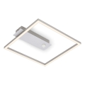 Briloner - LED lubinis šviestuvas su judesio ir sutemų jutikliu FRAME LED/14W/230V 3000K 30x32 cm matinis chromas