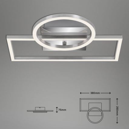 Briloner - LED Pritemdomas lubinis šviestuvas FRAMES LED/19W/230V