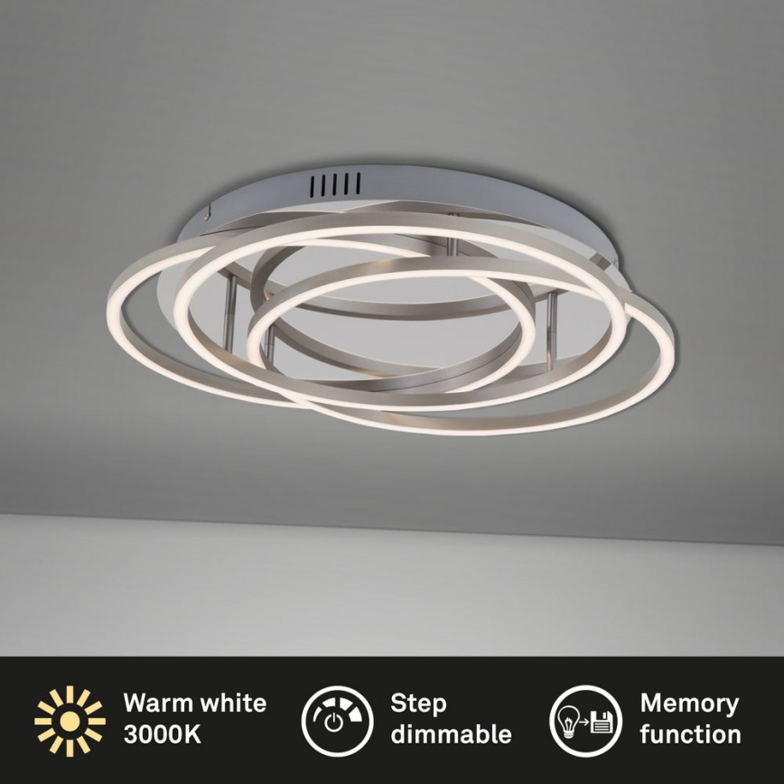 Briloner - LED Pritemdomas lubinis šviestuvas FRAMES LED/60W/230V blizgus chromas