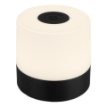 Briloner - LED reguliuojama įkraunama jutiklinė lauko stalinė lempa LED/2W/5V 2700K IP44 1200 mAh juoda