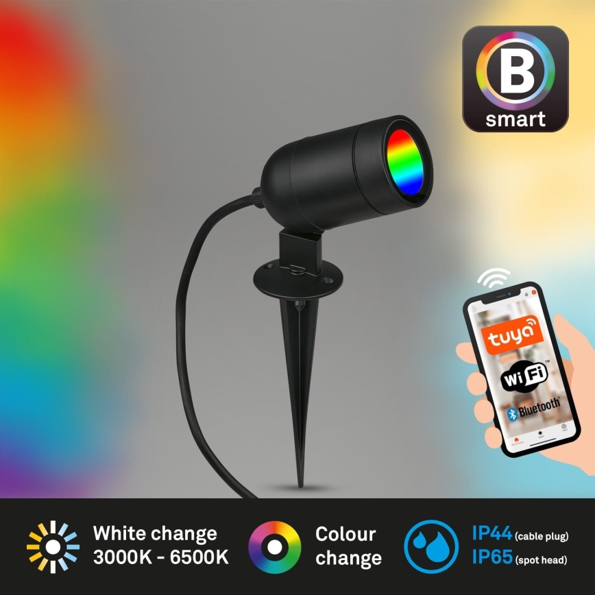 Briloner - LED RGBW reguliuojamas lauko šviestuvas LED/4,4W/230V 2700/4000/6500K IP44 Wi-Fi Tuya