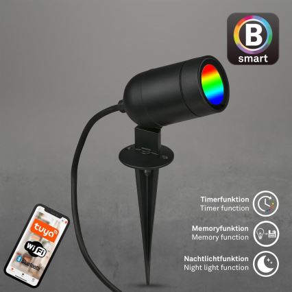 Briloner - LED RGBW reguliuojamas lauko šviestuvas LED/4,4W/230V 2700/4000/6500K IP44 Wi-Fi Tuya