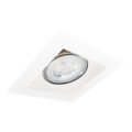Brosline - Įleidžiamas lubų šviestuvas 1xGU10/10W/230V baltas