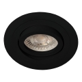 Brosline - Įleidžiamas šviestuvas 1xGU10/10W/230V juodas