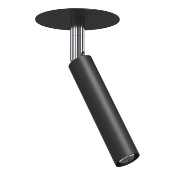 Brosline - Įleidžiamas taškinis šviestuvas 1xG9/2,5W/230V juodas