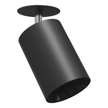 Brosline - Įleidžiamas taškinis šviestuvas 1xGU10/10W/230V juodas